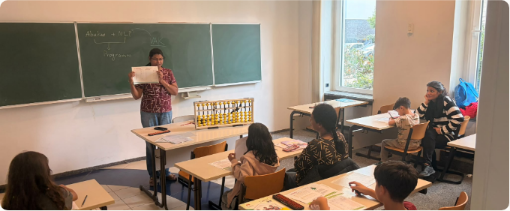 Brainobrain Probestunde mit Familien und Abakus